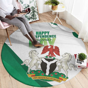 Nigeria Round Carpet Happy Independence Day - African Pride