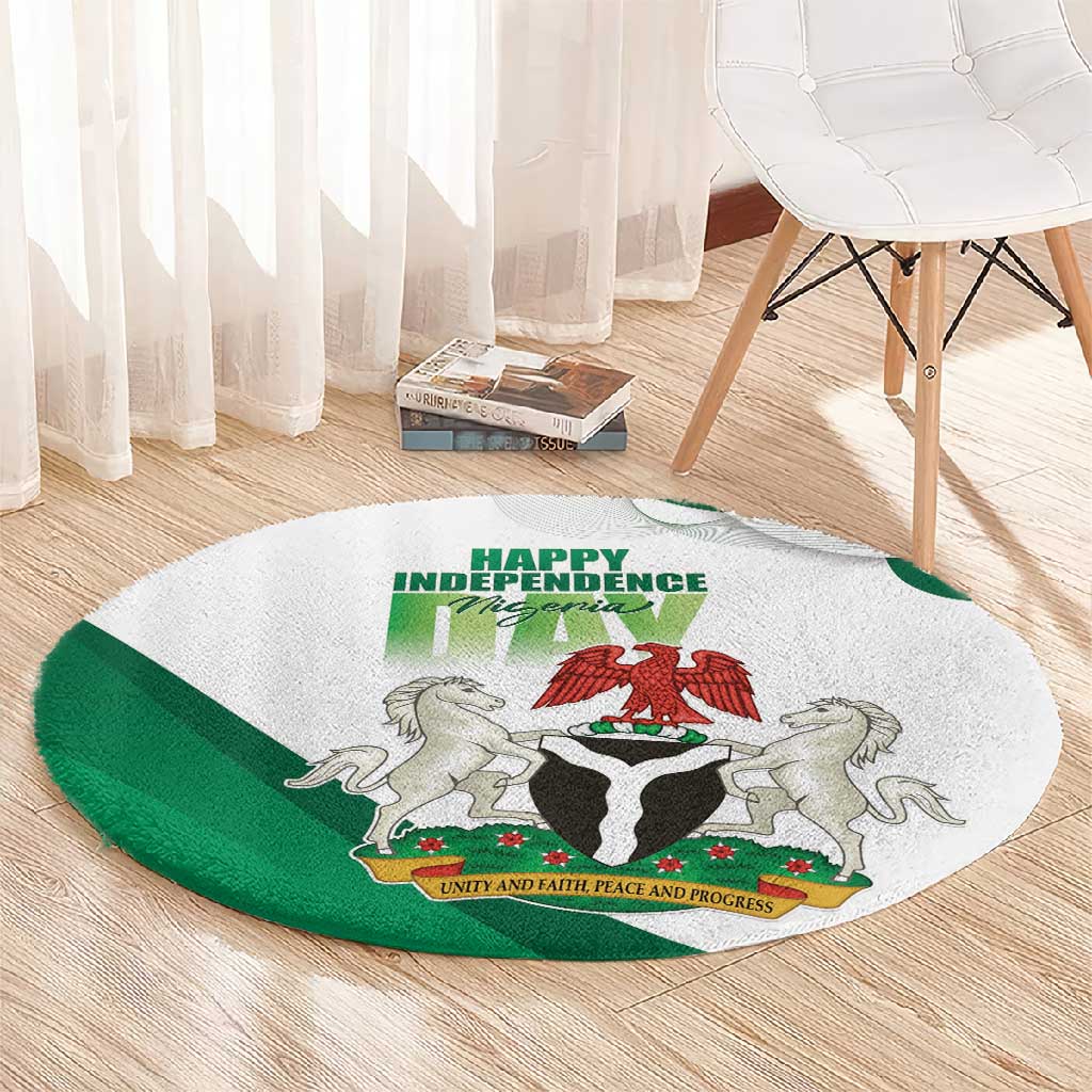 Nigeria Round Carpet Happy Independence Day - African Pride