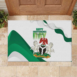 Nigeria Rubber Doormat Happy Independence Day - African Pride
