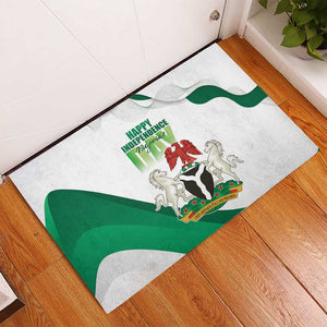 Nigeria Rubber Doormat Happy Independence Day - African Pride
