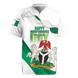Nigeria Personalized Rugby Jersey Happy Independence Day - African Pride
