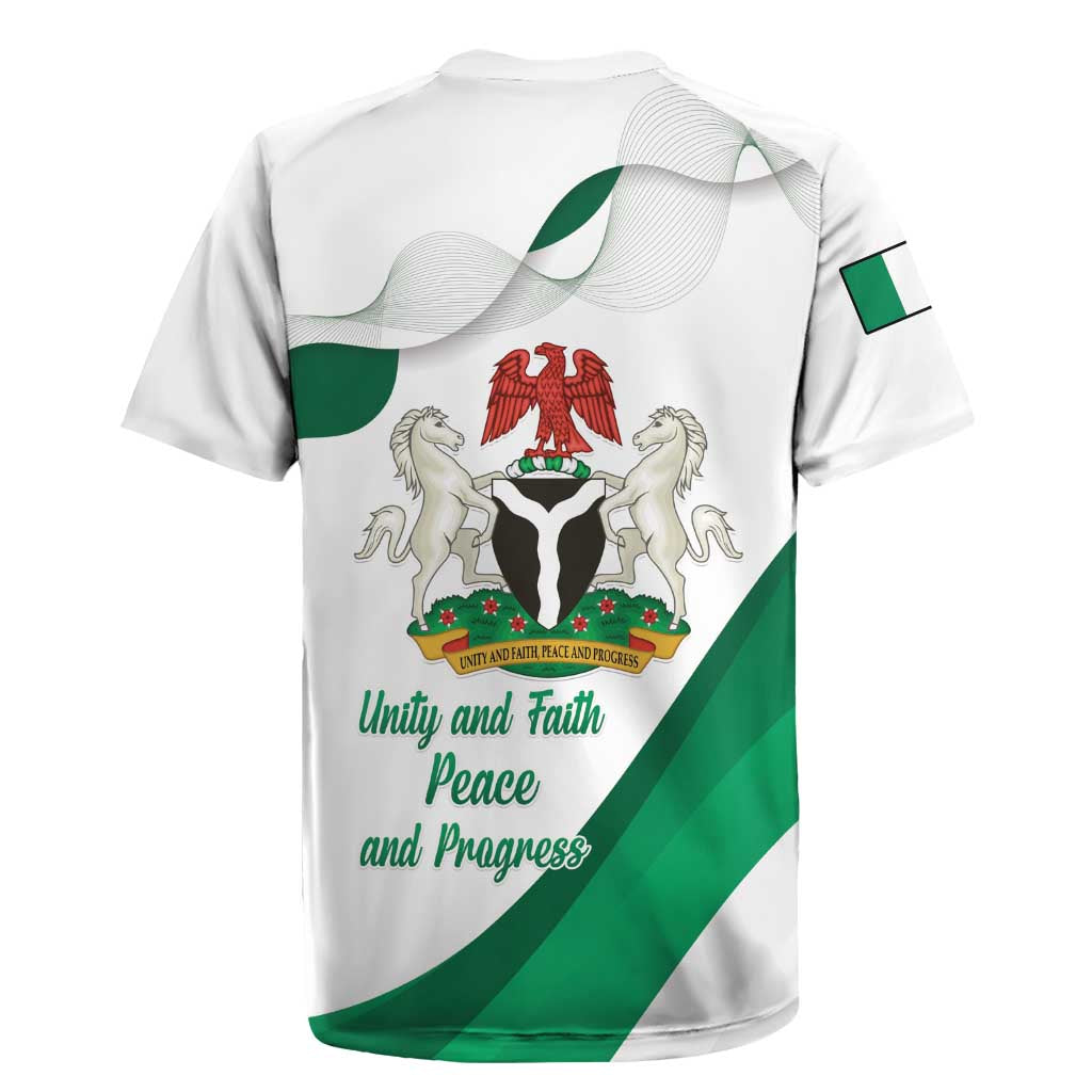 Nigeria Personalized Rugby Jersey Happy Independence Day - African Pride
