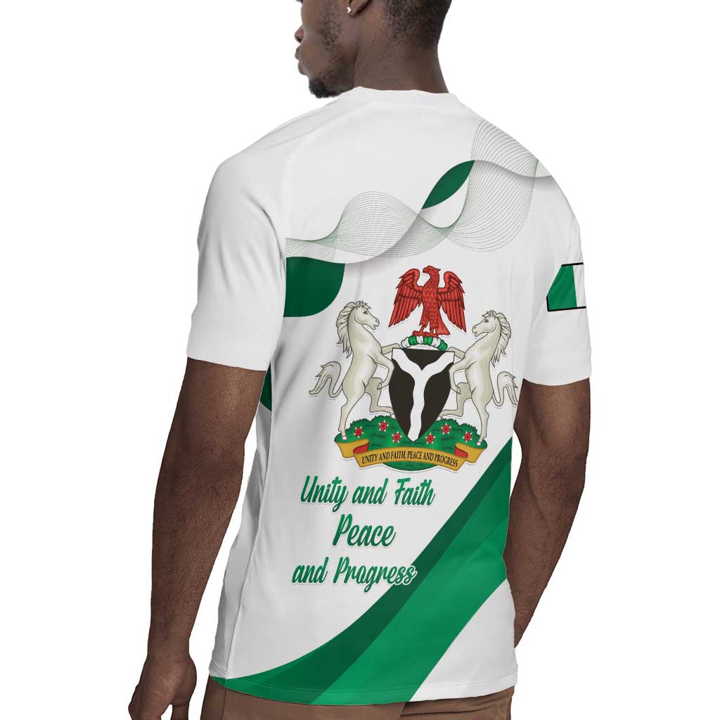 Nigeria Personalized Rugby Jersey Happy Independence Day - African Pride