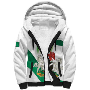 Nigeria Personalized Sherpa Hoodie Happy Independence Day - African Pride