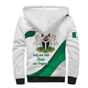 Nigeria Personalized Sherpa Hoodie Happy Independence Day - African Pride