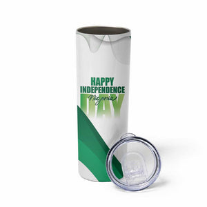 Nigeria Personalized Skinny Tumbler Happy Independence Day - African Pride