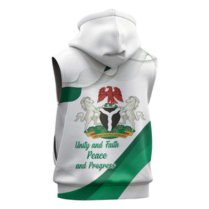 Nigeria Personalized Sleeveless Hoodie Happy Independence Day - African Pride