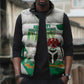 Personalized Nigeria Independence Day Sleeveless Puffer Jacket Unity and Faith Peace and Progress