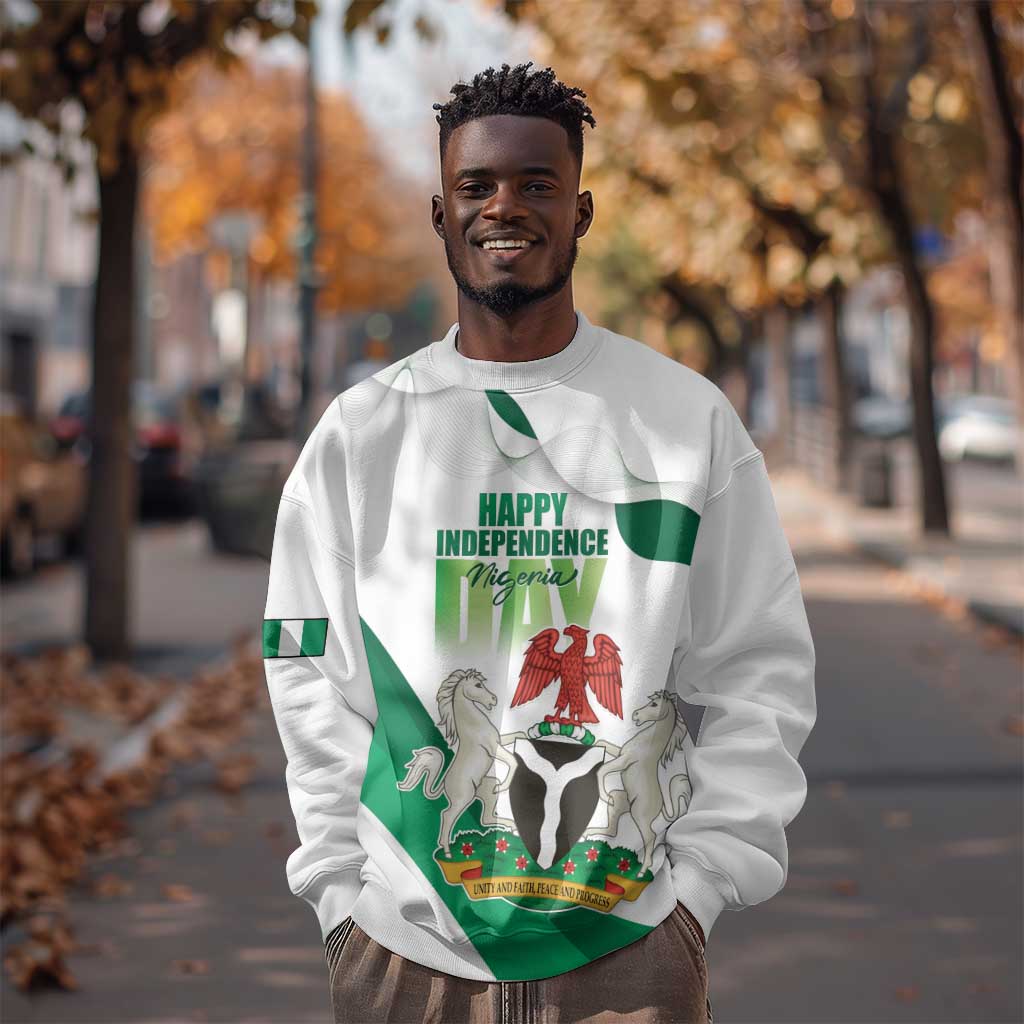 Nigeria Personalized Sweatshirt Happy Independence Day - African Pride