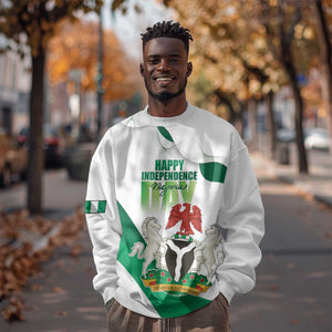 Nigeria Personalized Sweatshirt Happy Independence Day - African Pride