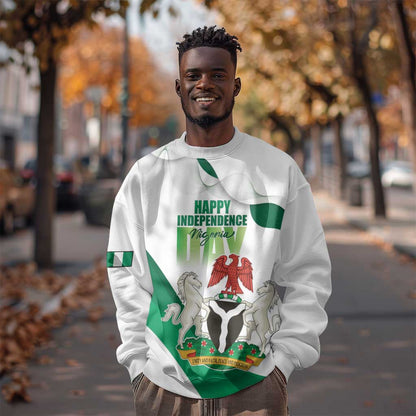 Nigeria Personalized Sweatshirt Happy Independence Day - African Pride