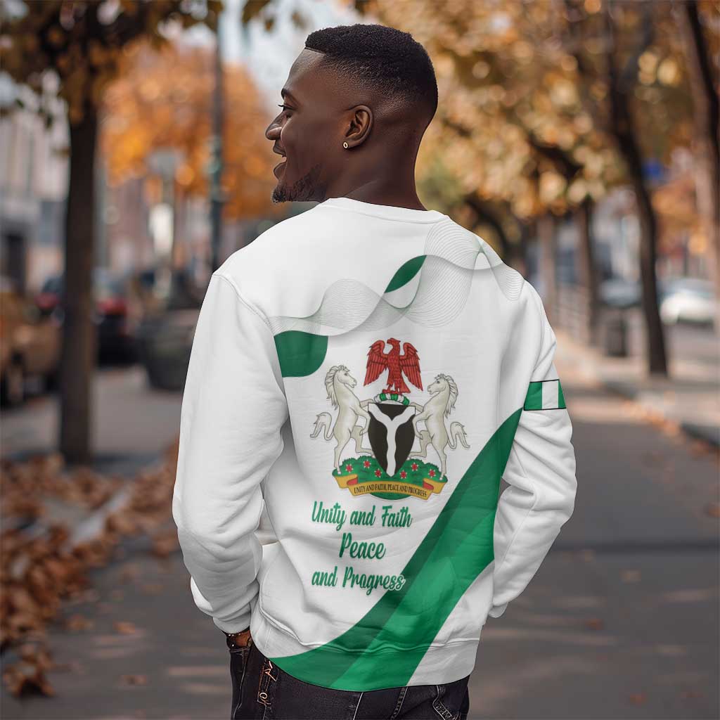 Nigeria Personalized Sweatshirt Happy Independence Day - African Pride