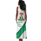 Nigeria Personalized Tank Maxi Dress Happy Independence Day - African Pride