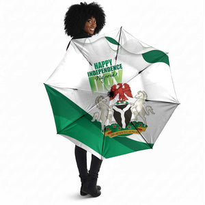 Nigeria Independence Day Umbrella Unity and Faith Peace and Progress