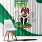 Nigeria Window Curtain Happy Independence Day - African Pride