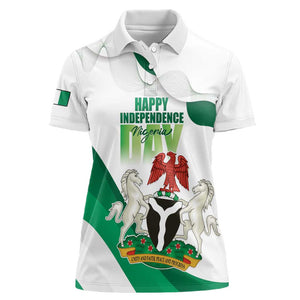 Nigeria Personalized Women Polo Shirt Happy Independence Day - African Pride