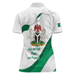 Nigeria Personalized Women Polo Shirt Happy Independence Day - African Pride