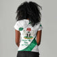 Nigeria Personalized Women V-Neck T-Shirt Happy Independence Day - African Pride