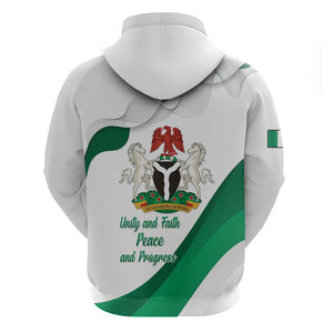 Nigeria Personalized Zip Hoodie Happy Independence Day - African Pride