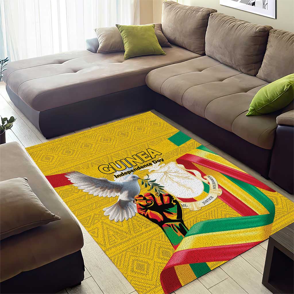 Guinea Area Rug Happy Independence Day - African Pride