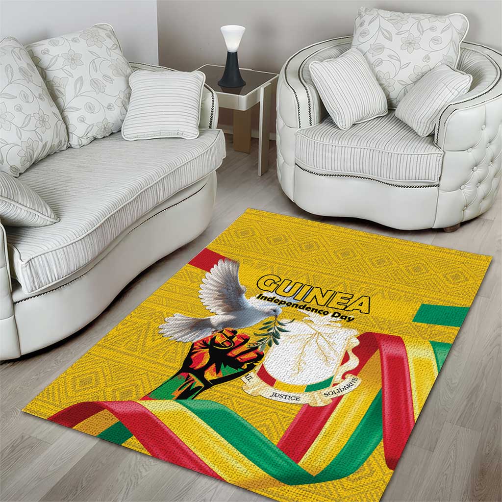 Guinea Area Rug Happy Independence Day - African Pride