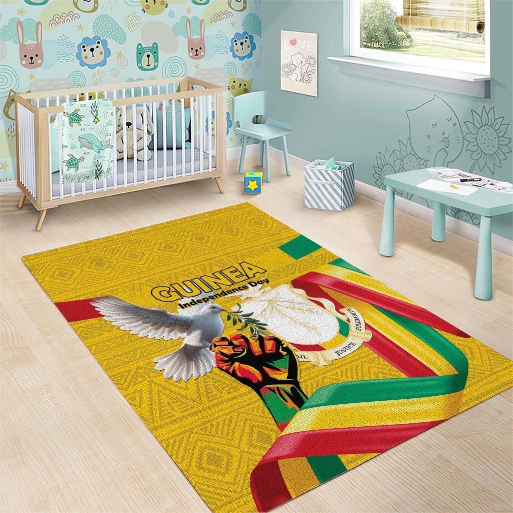Guinea Area Rug Happy Independence Day - African Pride