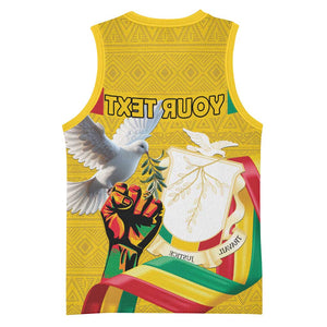 Guinea Personalized Basketball Jersey Happy Independence Day - African Pride
