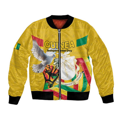 Guinea Personalized Bomber Jacket Happy Independence Day - African Pride