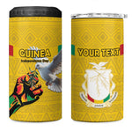 Guinea Personalized 4 in 1 Can Cooler Tumbler Happy Independence Day - African Pride
