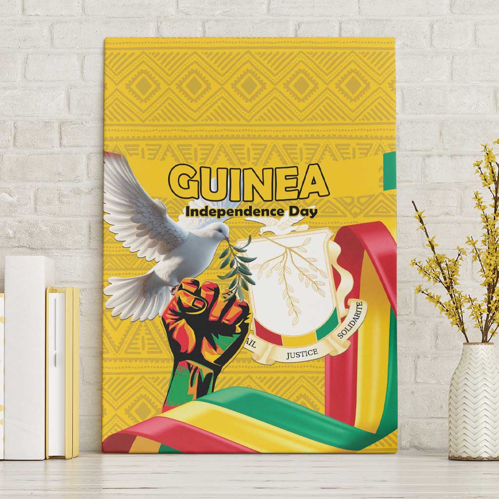Guinea Canvas Wall Art Happy Independence Day - African Pride