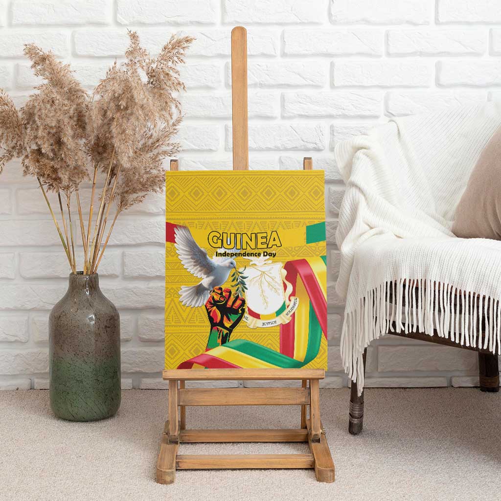 Guinea Canvas Wall Art Happy Independence Day - African Pride
