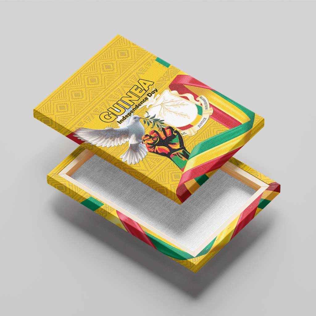 Guinea Canvas Wall Art Happy Independence Day - African Pride