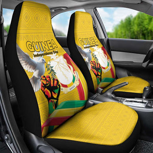Guinea Car Seat Cover Happy Independence Day - African Pride