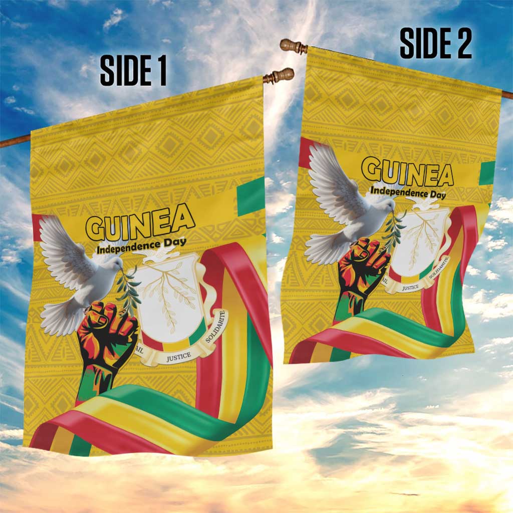 Guinea Garden Flag Happy Independence Day - African Pride