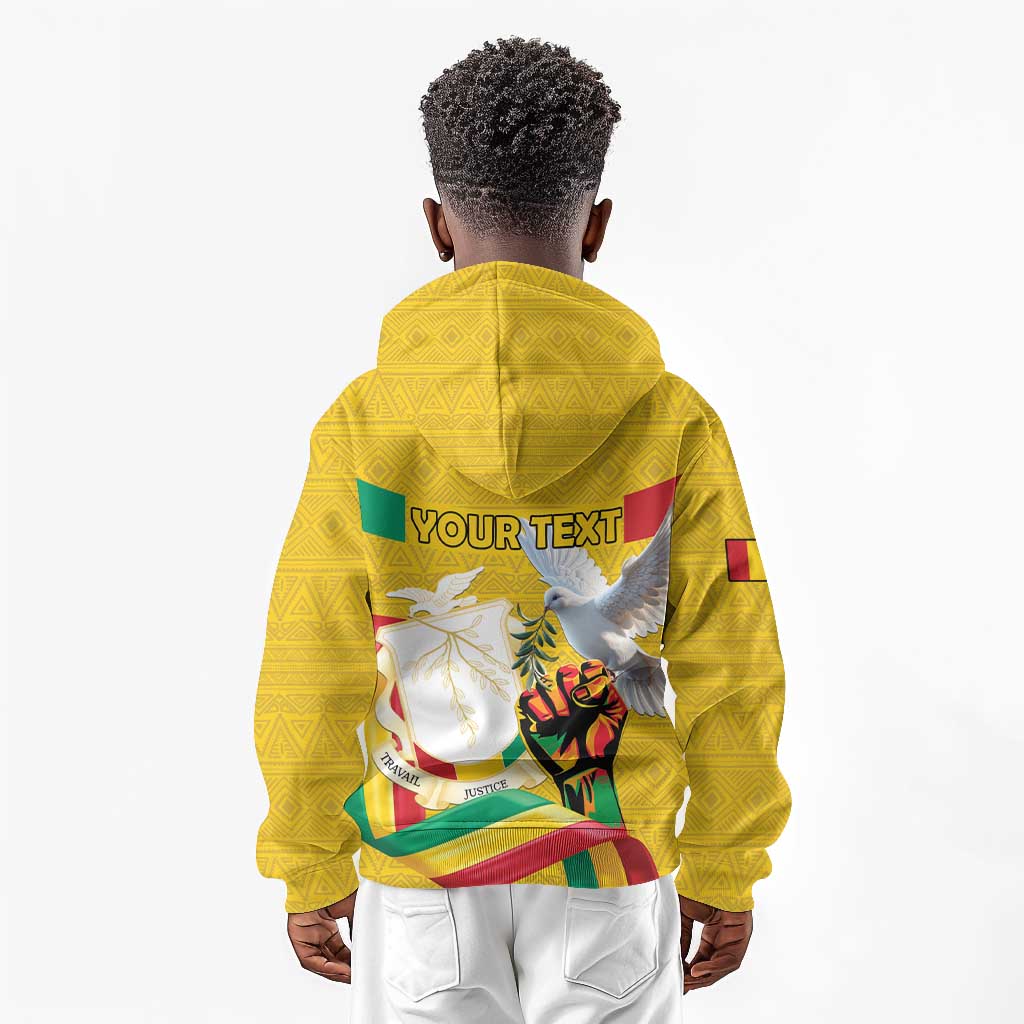Guinea Personalized Kid Hoodie Happy Independence Day - African Pride