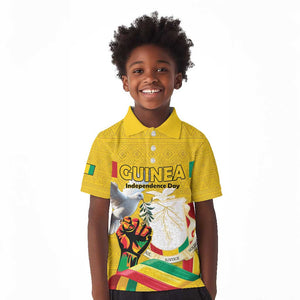 Guinea Personalized Kid Polo Shirt Happy Independence Day - African Pride