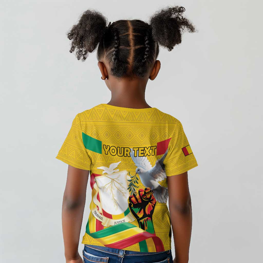 Guinea Personalized Kid T shirt Happy Independence Day - African Pride
