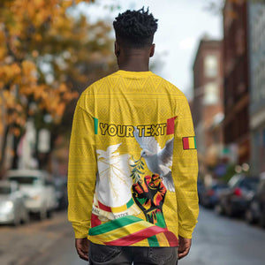 Guinea Personalized Long Sleeve Shirt Happy Independence Day - African Pride