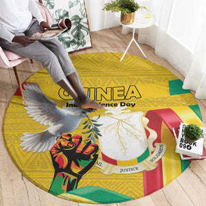 Guinea Round Carpet Happy Independence Day - African Pride