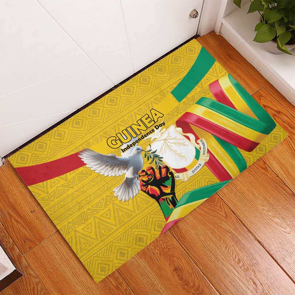 Guinea Rubber Doormat Happy Independence Day - African Pride