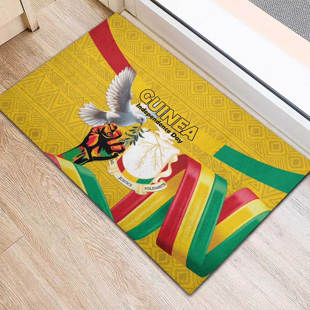 Guinea Rubber Doormat Happy Independence Day - African Pride
