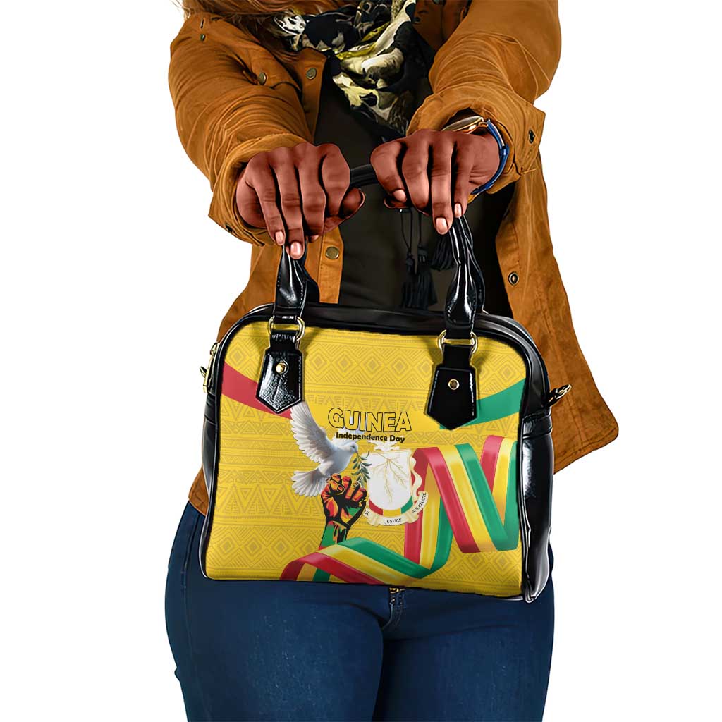 Guinea Shoulder Handbag Happy Independence Day - African Pride