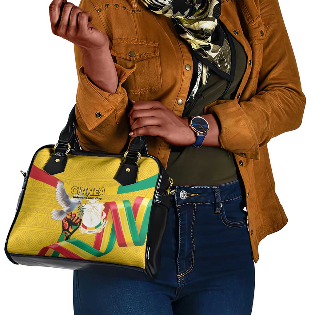 Guinea Shoulder Handbag Happy Independence Day - African Pride