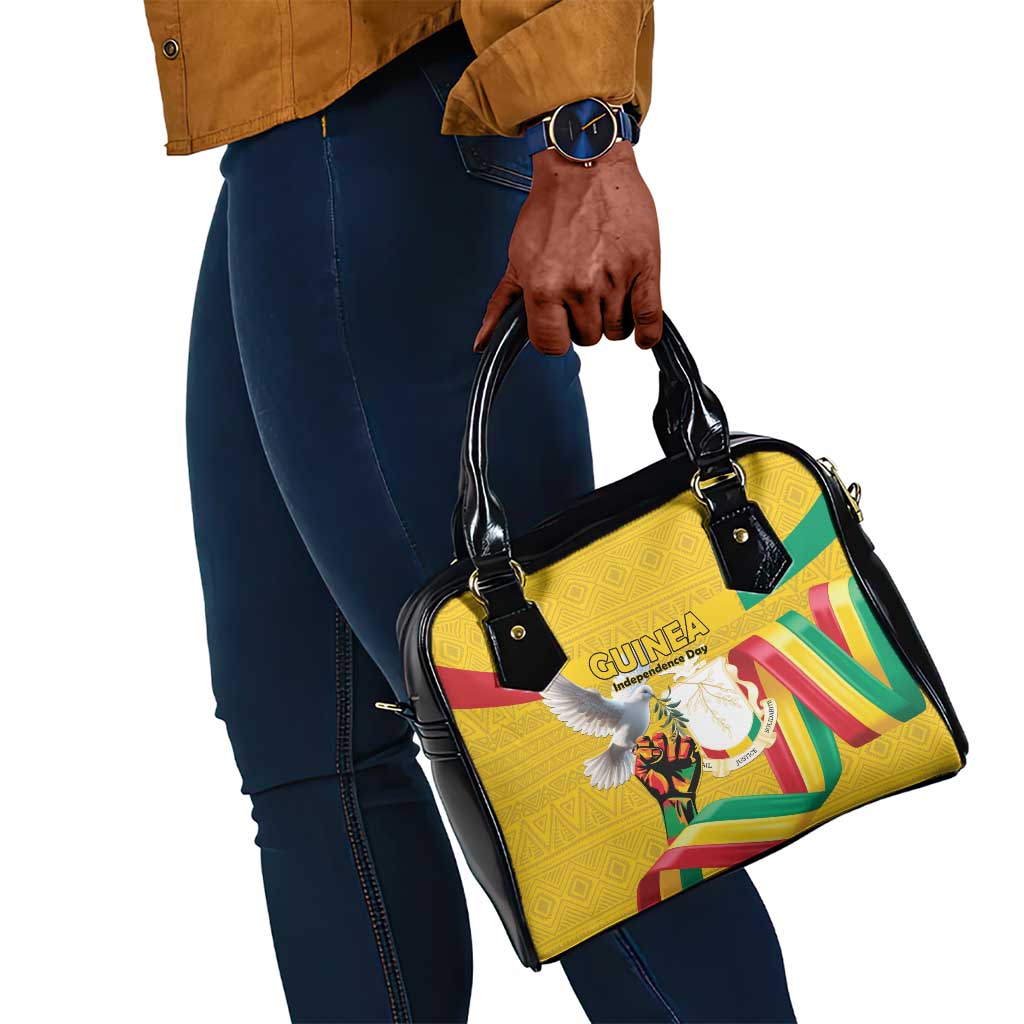 Guinea Shoulder Handbag Happy Independence Day - African Pride
