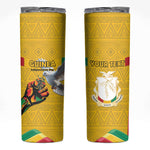 Guinea Personalized Skinny Tumbler Happy Independence Day - African Pride