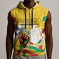 Guinea Personalized Sleeveless Zip Hoodie Happy Independence Day - African Pride
