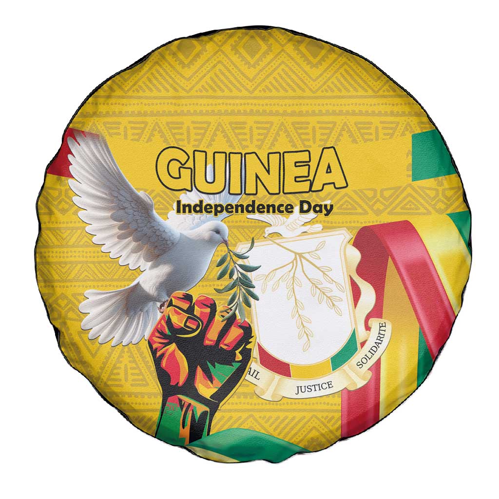 Guinea Spare Tire Cover Happy Independence Day - African Pride