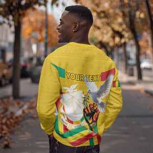 Guinea Personalized Sweatshirt Happy Independence Day - African Pride