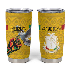 Guinea Personalized Tumbler Cup Happy Independence Day - African Pride