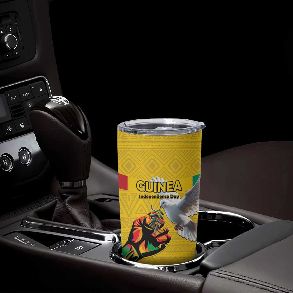 Guinea Personalized Tumbler Cup Happy Independence Day - African Pride